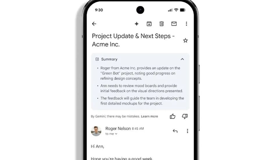 Résumé IA Gmail
