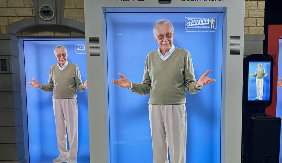 Hologramme IA Stan Lee