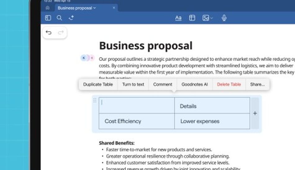 imageMise à jour Goodnotes